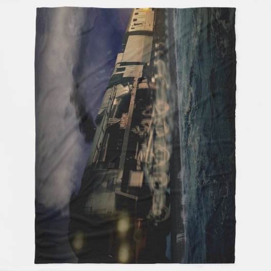 GHOSTTREIN FLEECE DEKEN (Voorkant)