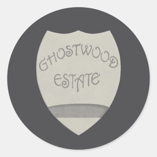 Ghostwood Estate Ronde Sticker (Voorkant)