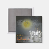 Ghosty Halloween Magneet (Voorkant / Achterkant)