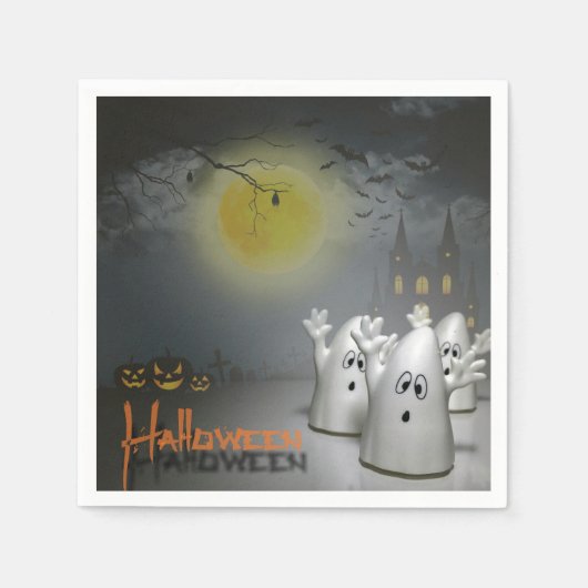 Ghosty Halloween Servet (Voorkant)