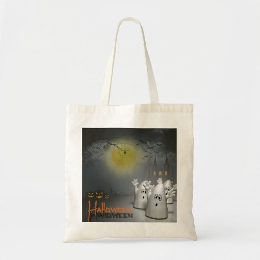 Ghosty Halloween Tote Bag (Voorkant)