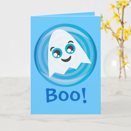 Ghosty Kaart (Gele Bloem)