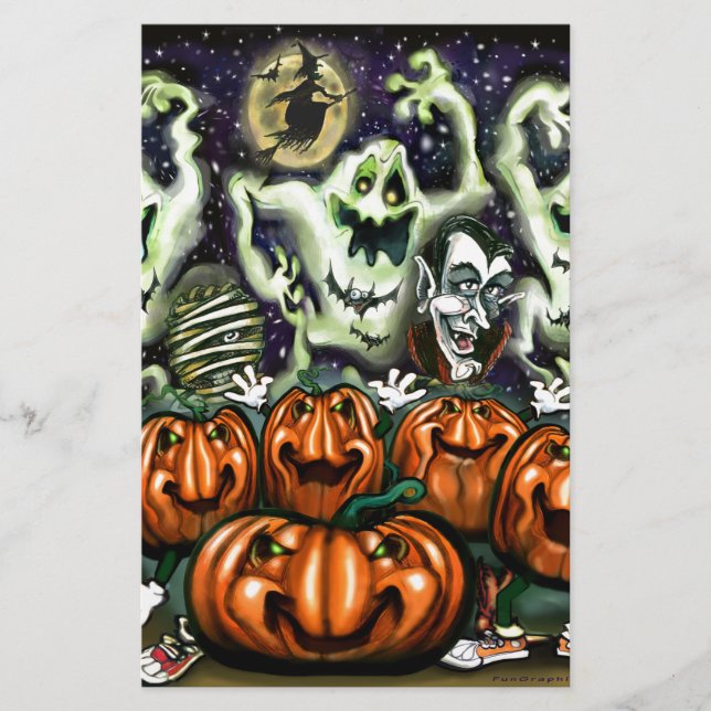 Ghosty Trio Pumpkins Party (Voorkant)