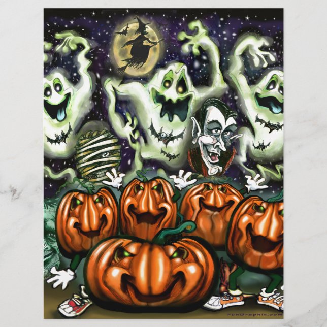 Ghosty Trio Pumpkins Party (Voorkant)