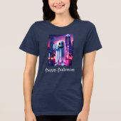 Ghosty Wave & Urban Lights  Tri-Blend Shirt (Voorkant)