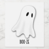 Ghosty Wijn Label Etiket (Enkel label)