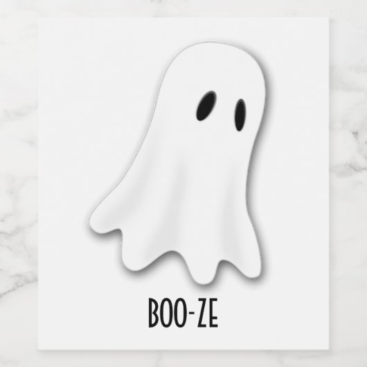 Ghosty Wijn Label Wijn Etiket (Enkel label)