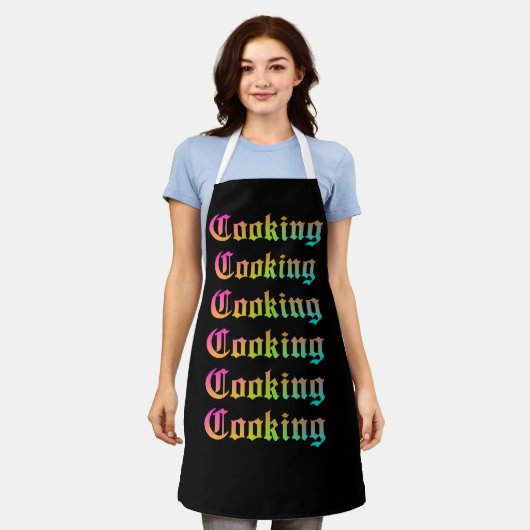 Ghotisch koken schort (Gedragen)