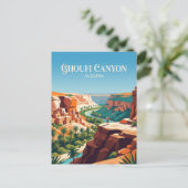 Ghouficanyon Algerije Briefkaart (Staand voorkant)
