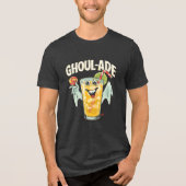 Ghoul-ade Spooky Beverage Humor Halloween Drink Tri-Blend Shirt (Voorkant)