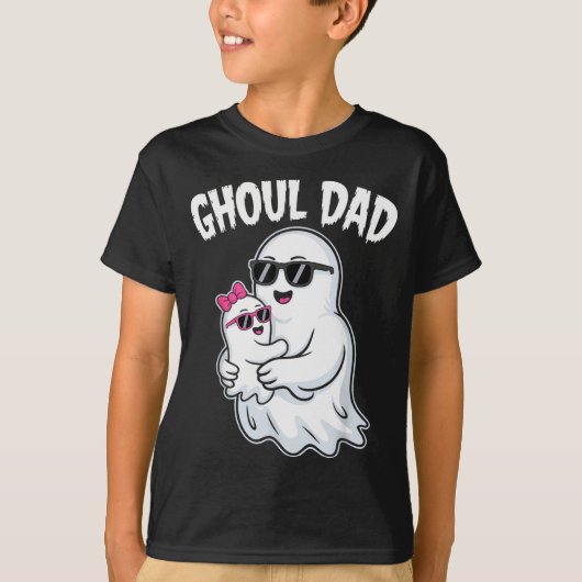 Ghoul Dad Shirt Men Daddy Soky Halloween Ghost Cos (Voorkant)