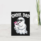 Ghoul Dad Shirt Men Daddy Soky Halloween Ghost Cos Kaart (Voorkant)