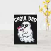 Ghoul Dad Shirt Men Daddy Soky Halloween Ghost Cos Kaart (Gele Bloem)