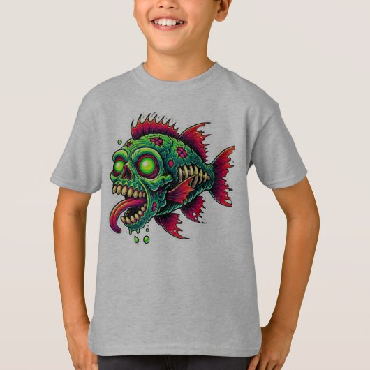 Ghoul Fish Deep Zee Creeper T-shirt (Voorkant)