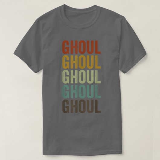 Ghoul Fish Retro T-shirt (Design voorkant)
