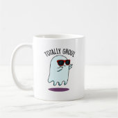 Ghoul Funny Cool Halloween Ghost Pun Koffiemok (Links)
