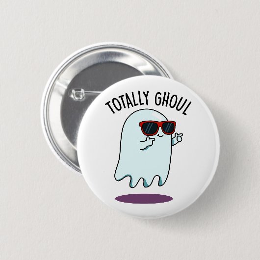 Ghoul Funny Cool Halloween Ghost Pun Ronde Button 5,7 Cm (Voorkant /achterkant)