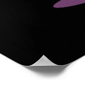 Ghoul Funny Halloween Ghost Pun Dark BG Poster (Hoek)