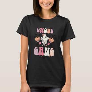 Ghoul Gang Groovy Hey Boo Pumpkin Boo Crew Hwe T-shirt