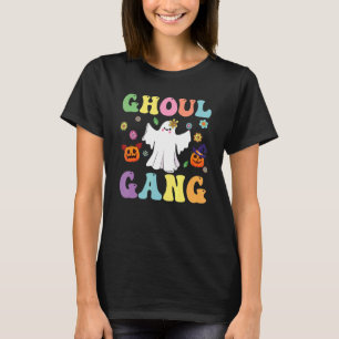 Ghoul Gang Groovy Hey Boo Pumpkin Boo Crew Hwe T-shirt