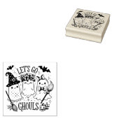 Ghoul Gang in volle bloei Rubberstempel (Gestempeld)
