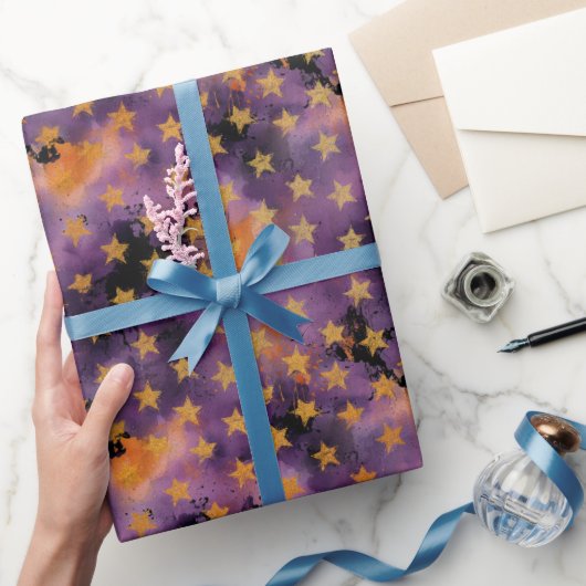 Ghoul Halloween Vintage Pattern  Cadeaupapier (Geschenken)