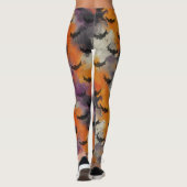 Ghoul Halloween Vintage Pattern  Leggings (Achterkant)