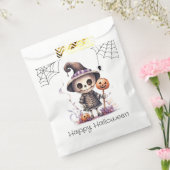 Ghoul in Heksen Pet Spiderwebs Happy Halloween Bedankzakje (Gezegeld)