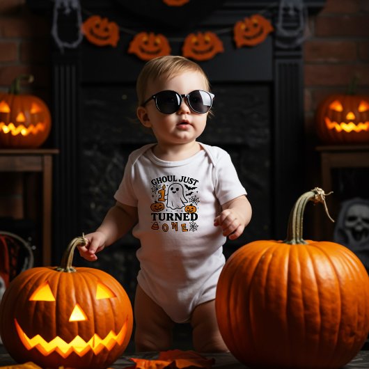 Ghoul is net een Halloween 1e verjaardag geest gew Kinder Shirts