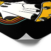 Ghoul Kinder Club Skater Halloween Cool Ghost Skat Poster (Hoek)