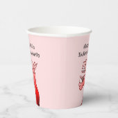 Ghoul met een mooie lach papieren bekers (Rechts)