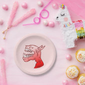 Ghoul met een mooie lach papieren bordje (Feest)