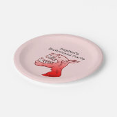 Ghoul met een mooie lach papieren bordje (Gekanteld)