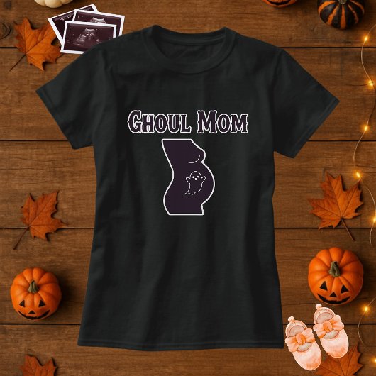 Ghoul Mom Halloween Maternity Spooky Zwangerschap T-shirt