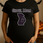 Ghoul Mom Halloween Maternity Spooky Zwangerschap T-shirt