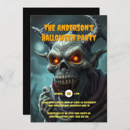 Ghoul monster folklore monster volwassenen Hallowe Kaart