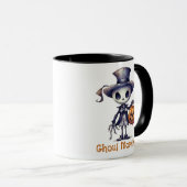 Ghoul Morning Ghoul Skelet Halloween Mok (Voorkant rechts)