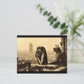 Ghoul Notre Dame, Parijs Frankrijk 1912  Briefkaart (Staand voorkant)