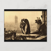 Ghoul Notre Dame, Parijs Frankrijk 1912  Briefkaart (Voorkant)