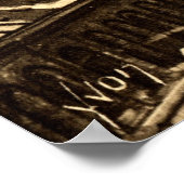 Ghoul Notre Dame, Parijs Frankrijk 1912  Poster (Hoek)