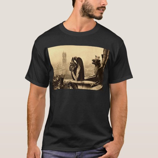 Ghoul Notre Dame, Parijs Frankrijk 1912  T-shirt (Voorkant)