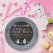 Ghoul of Boo-y Halloween geslacht onthullen borden Papieren Bordje (Feest)