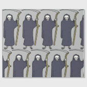 Ghoul Scary Person Wrapping Paper Cadeaupapier (Vlak)