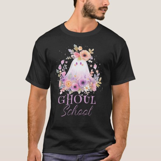 Ghoul school leraren Halloween Ghost T-shirt (Voorkant)