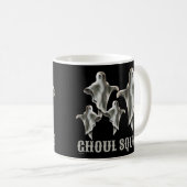 GHOUL SQUAD grappig spookachtig Koffiemok (Voorkant rechts)