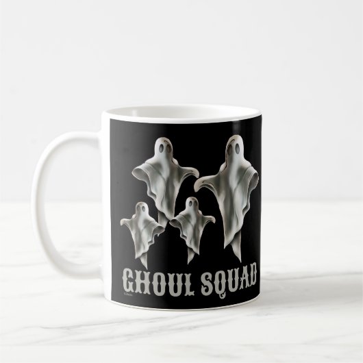 GHOUL SQUAD grappig spookachtig Koffiemok (Links)