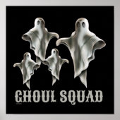 GHOUL SQUAD grappig spookachtig Poster (Voorkant)