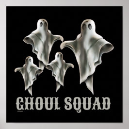 GHOUL SQUAD grappig spookachtig Poster