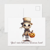 Ghoul-tastische Halloween avonturen wachten op Hal Feestdagenkaart (Voorkant / Achterkant)