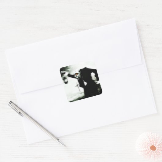 Ghoul Vierkante Sticker (Envelop)